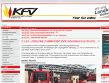 Tablet Screenshot of kfv-kelheim.com